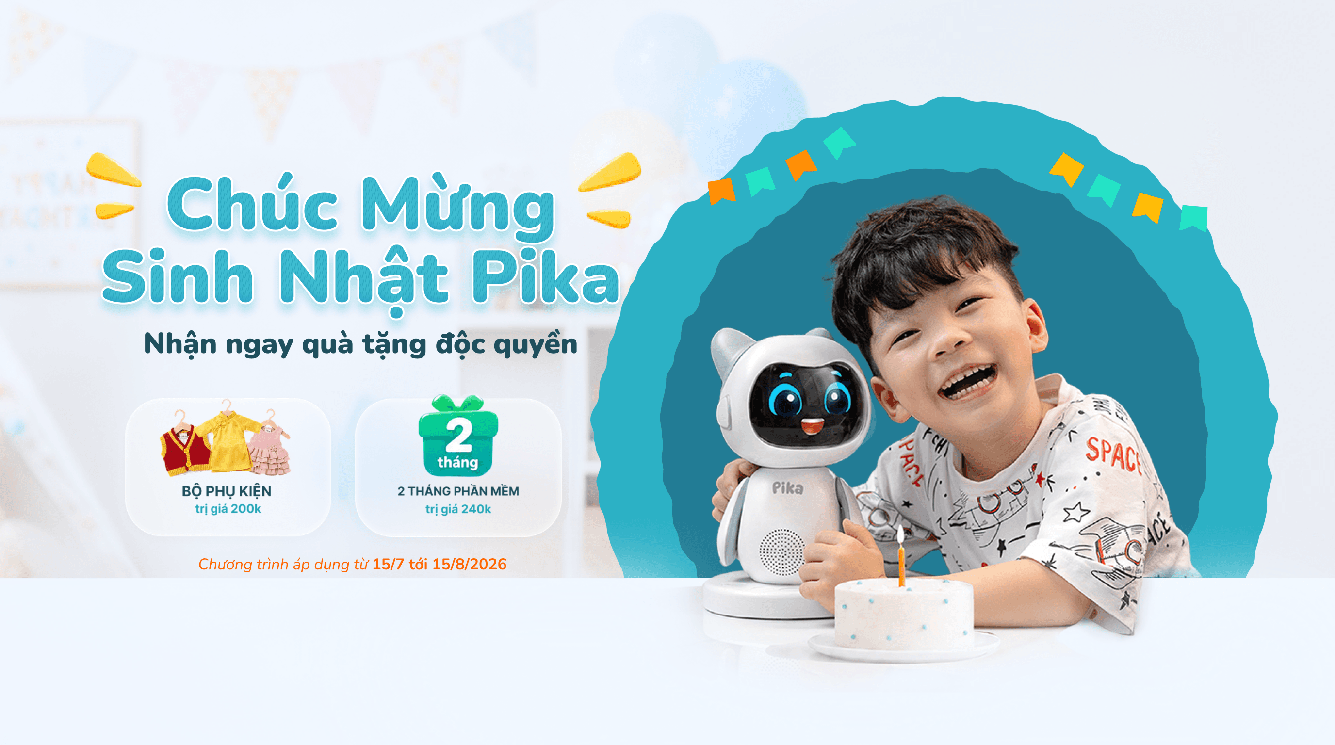 Pika Chào Hè - Ưu đãi 10 ngày duy nhất - Giảm ngay 200k khi đặt Pika hôm nay