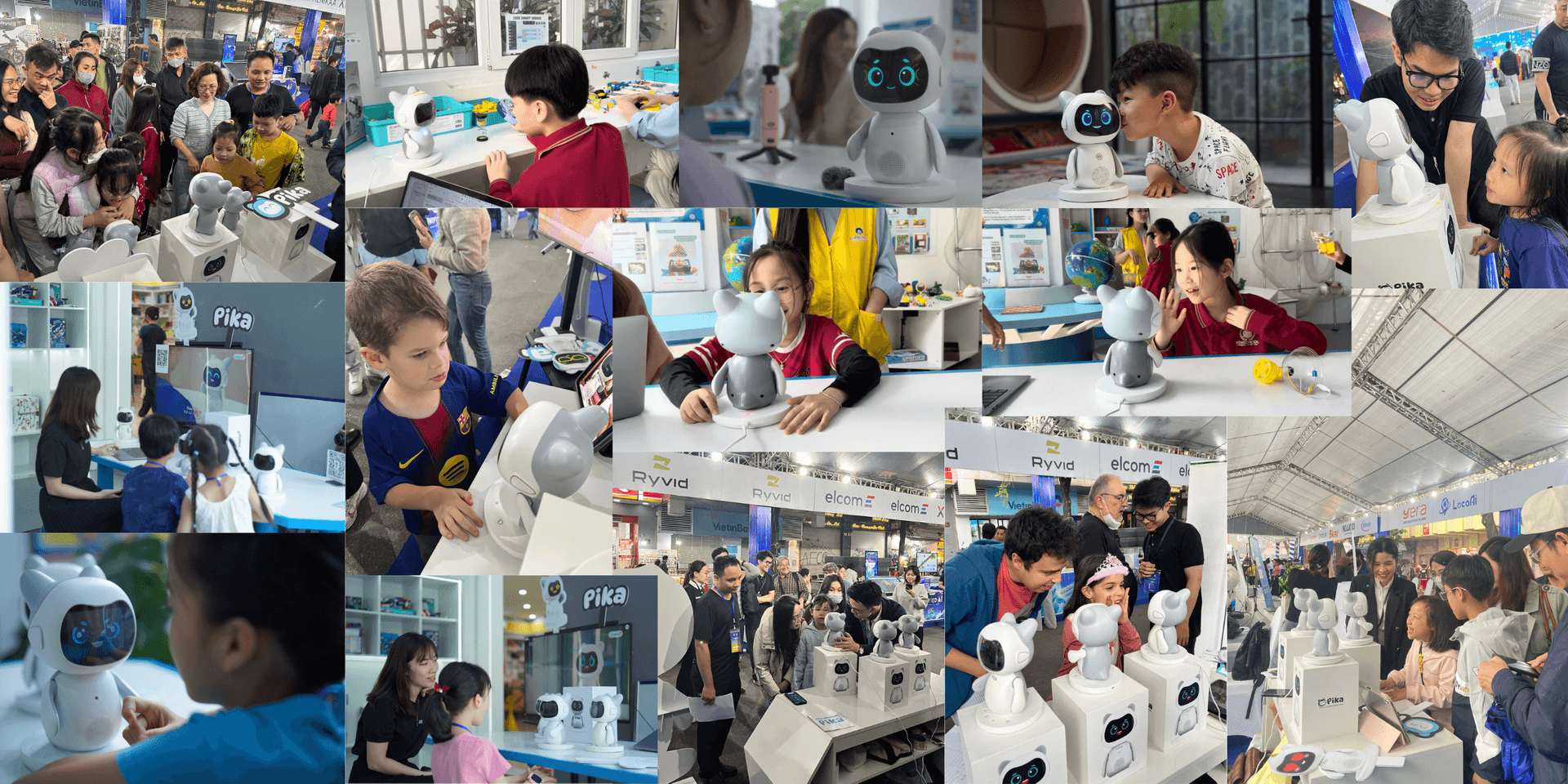 Background khoảnh khắc Pika và con