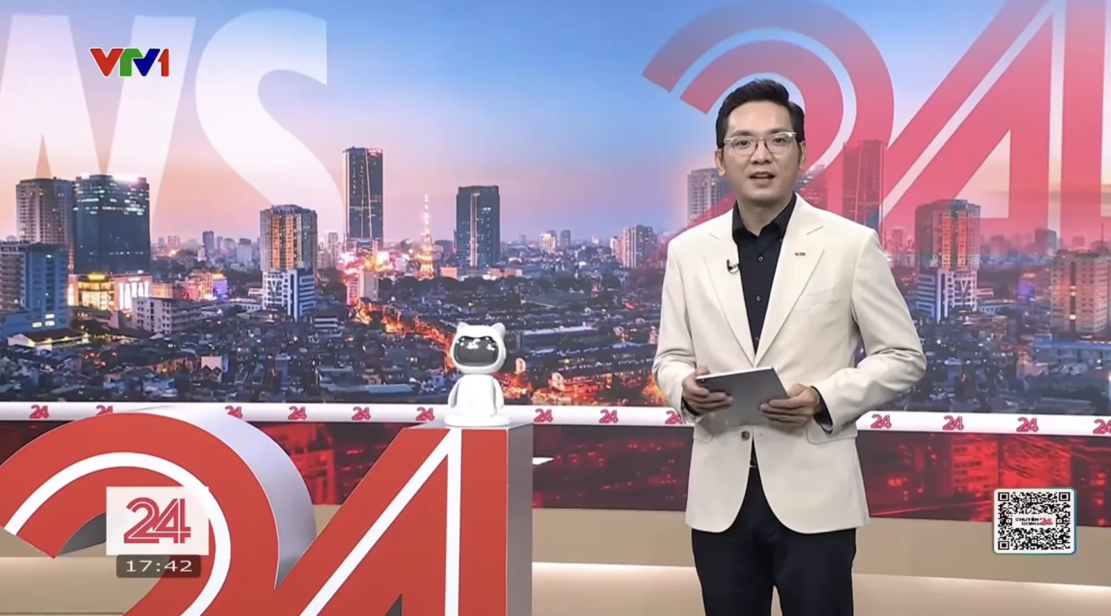 Phóng sự VTV 24h về Robot Pika